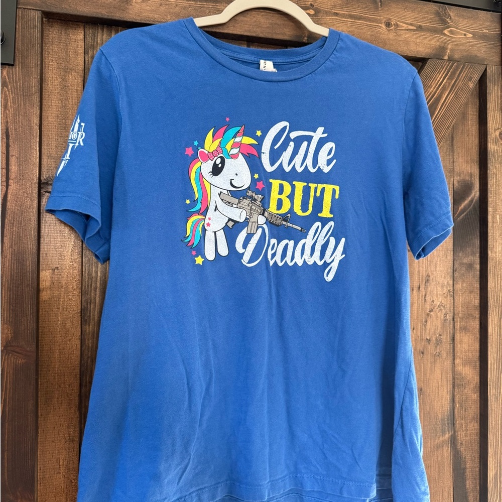 Aknvas Blue Unicorn Women's T-Shirt
